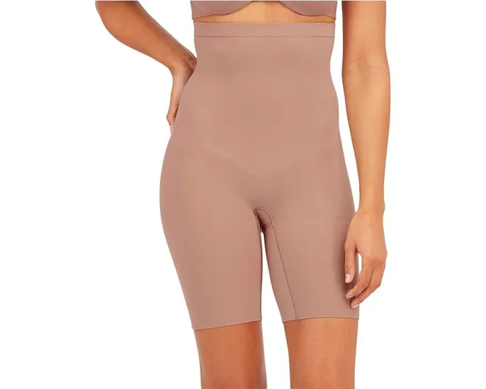SPANX Утягивающие шорты с высокой талией для контроля живота