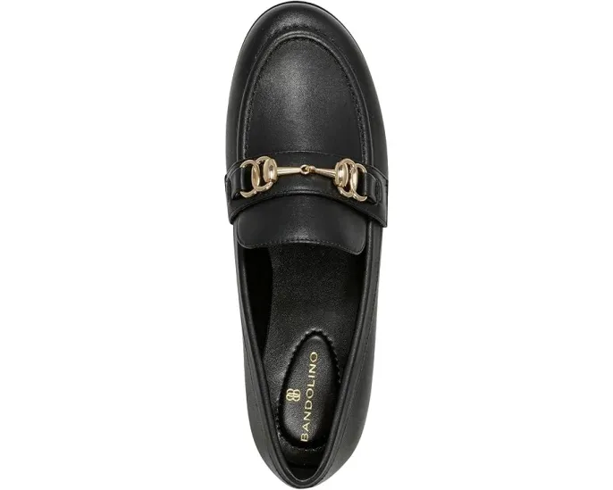 Лоферы Bandolino Laly с цепочкой на союзке и квадратным каблуком