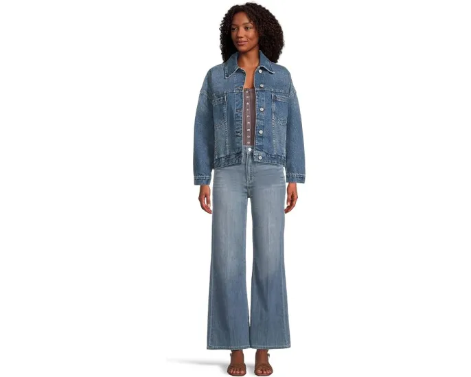 Джинсы Joe's Jeans The Mia с завышенной талией и широкими штанинами для невысоких