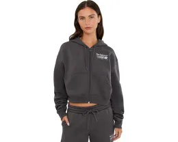 Флисовая кофта Trackside Full Zip New Balance черная