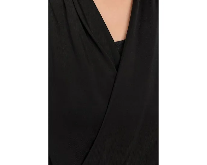 Топ Adaline от AllSaints с запахом и без рукавов