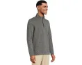 Johnston & Murphy толстовка Marled Quarter-zip с воротником из искусственной замши