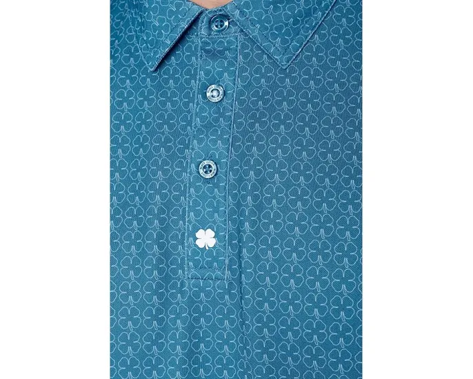 Поло Crush Polo с контуром клевера и влагоотводящими свойствами Black Clover