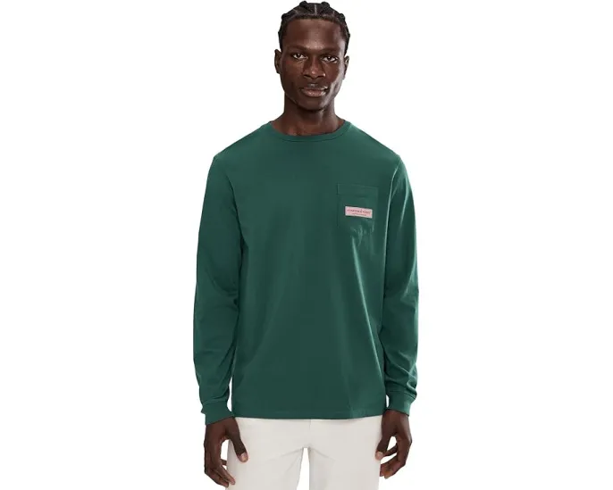 Vineyard Vines футболка с длинным рукавом и классическим логотипом кита