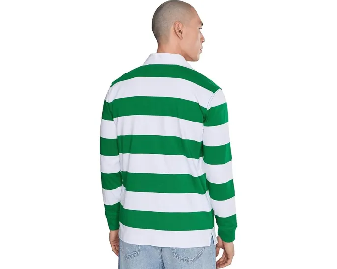 Рубашка-поло Polo Ralph Lauren Iconic Rugby с крашеной в массе полоской и вышивкой