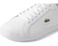Кроссовки Lacoste Powercourt с верхом из кожи и контрастным крокодилом
