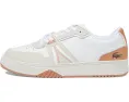 Кроссовки Lacoste L001 из кожи с замшевым мыском и спортивной эстетикой