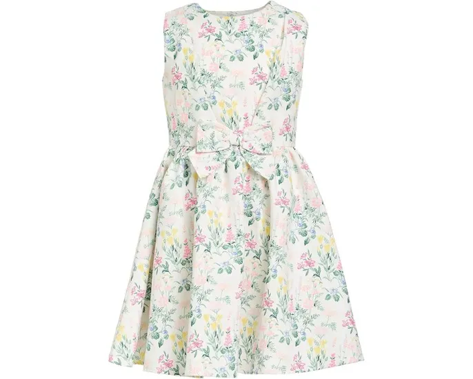 Платье Janie and Jack с цветочным принтом и бантом спереди