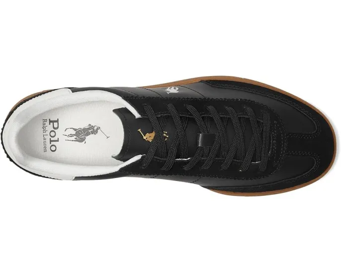 Polo Ralph Lauren Bedford кроссовки из кожи и замши с дышащей подкладкой