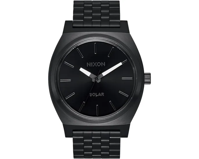 Часы Nixon Time Teller Solar из нержавеющей стали с японским кварцевым механизмом