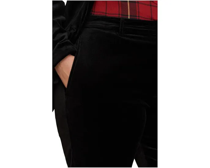 Брюки Lauren Ralph Lauren Plus Size укороченные из стрейч-вельвета