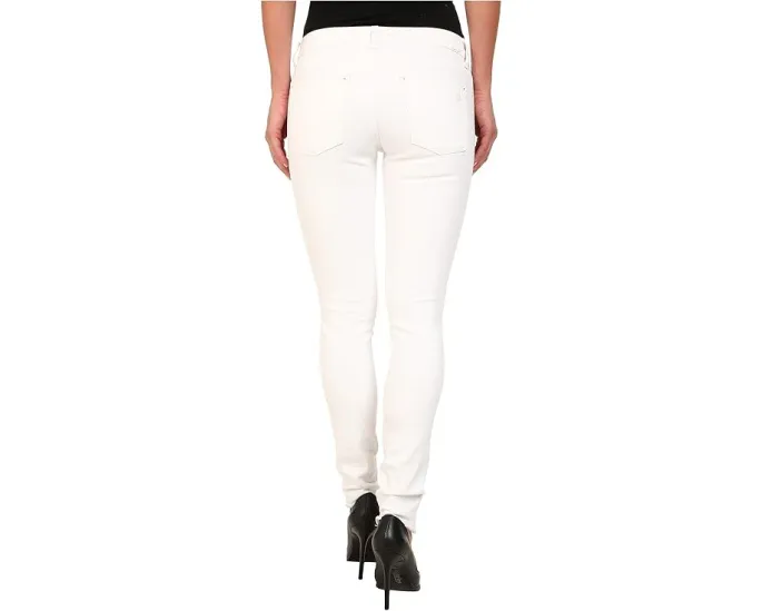 Джинсы DL1961 Emma Skinny с потертостями в стиле Dove White