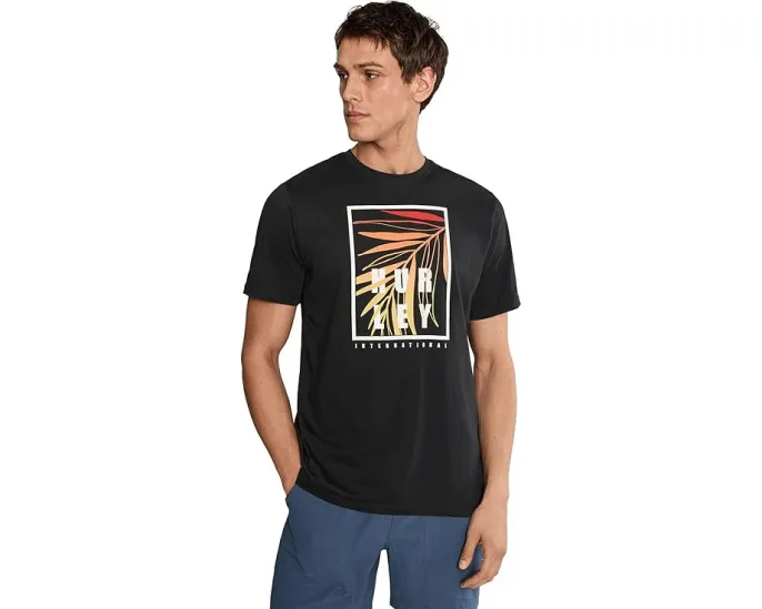 Hurley Window Tropics Футболка с коротким рукавом и тропическим принтом