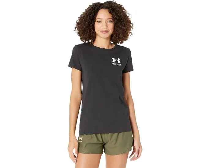 Патриотичная футболка Under Armour New Freedom Flag с принтом и свободным кроем