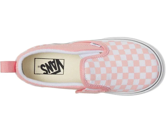 Детские кеды Vans Slip-On V для малышей с принтом и резиновой подошвой