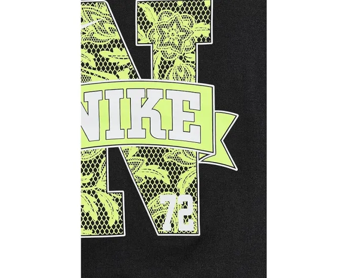 Спортивный костюм Nike с шортами и футболкой для малышей салатовый