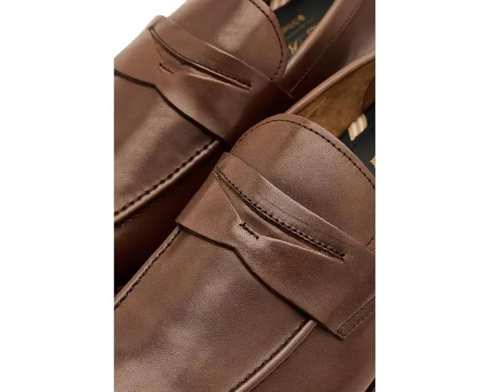 Лоферы Glenrock от Brooks Brothers для формальных образов с круглым носком