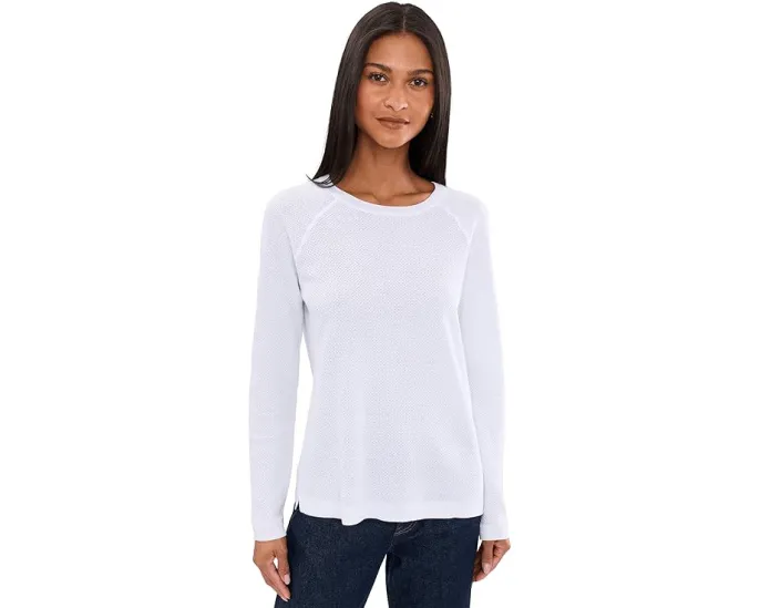 Waffle Stitch Raglan Sweater