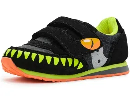 Детские кроссовки Saucony Kids Jazz с застежкой на липучке из замши и сетки