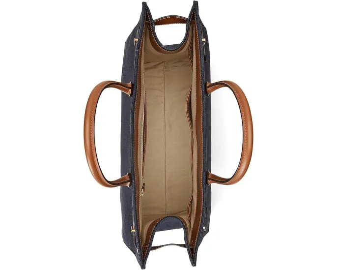 Сумка-тоут Lauren Ralph Lauren Print Canvas Large Devyn с цветочным принтом