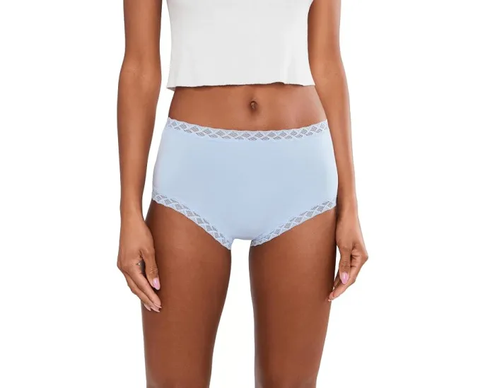 Natori Bliss Full Brief 3 шт. трусы с кружевной отделкой
