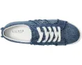 Кроссовки Lauren Ralph Lauren Janson Frayed Denim с потертым денимом и вулканизированной подошвой