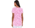 Футболка Lilly Pulitzer Etta с круглым вырезом и короткими рукавами