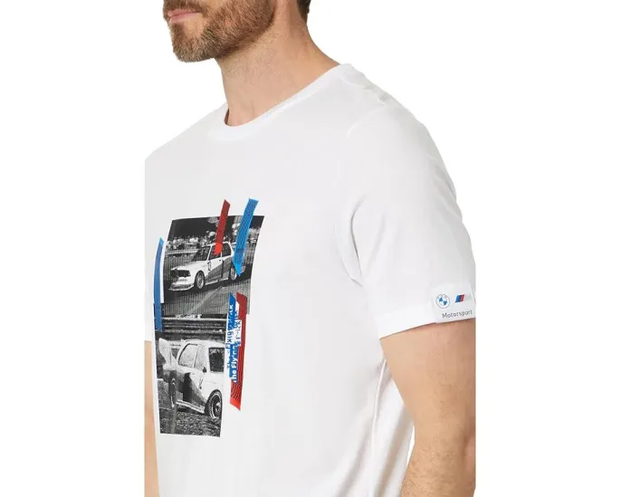 Футболка Puma с принтом BMW M Motorsport и короткими рукавами