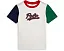 Хлопковая футболка Polo Ralph Lauren Kids с логотипом и цветными блоками для малышей и детей