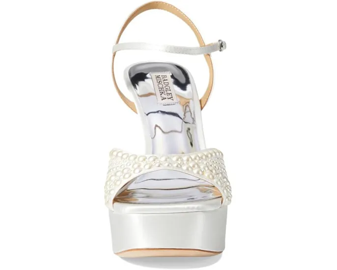 Босоножки Badgley Mischka Bryleigh на платформе с жемчужным декором