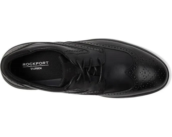 Туфли Rockport Noah Wing Tip с кожаным верхом и технологией truTECH