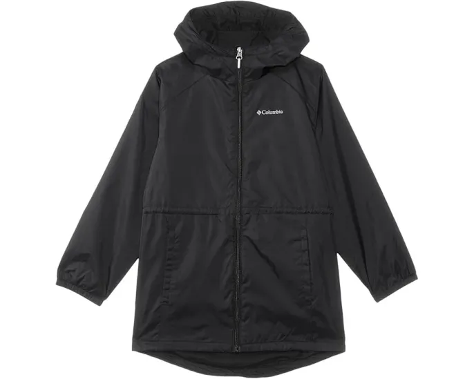 Длинная куртка Columbia Switchback Lined для детей с водоотталкивающей тканью и капюшоном