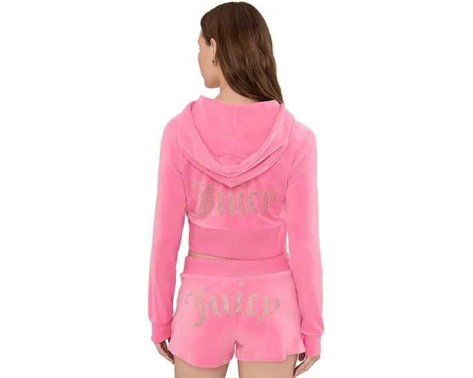 Худи корсет реглан Juicy Couture с капюшоном