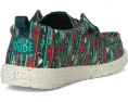 Кроссовки Hey Dude Wally Fishmas Sweater с новогодним принтом и эластичными шнурками