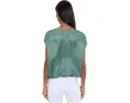 Lightweight Satin Shimmer Square Top