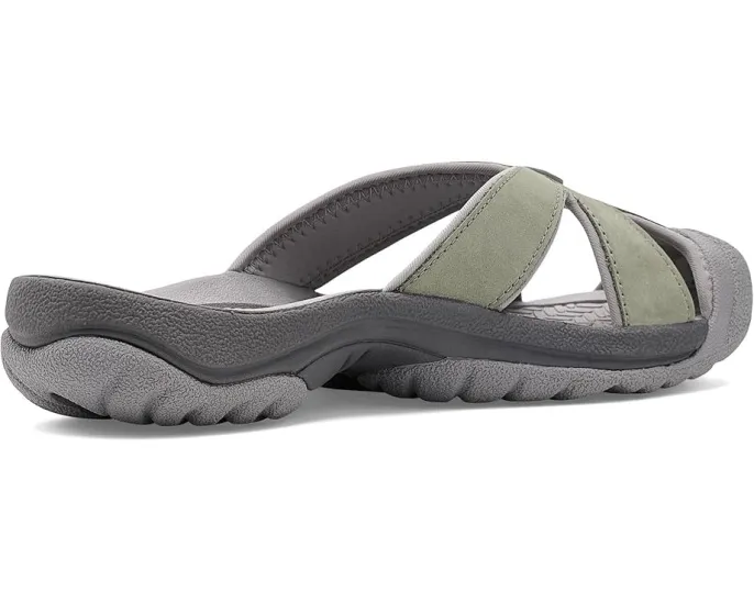 Сандалии KEEN Bali Leather Slide с защитой для пальцев и быстросохнущими ремнями