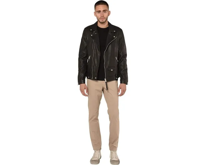 Футболка AllSaints Brace Tonic Crew с вышивкой Ramskull