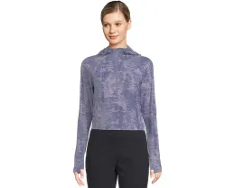 Кроп-кофта Mountain Hardwear Crater Lake с полузастежкой и отверстиями для большого пальца