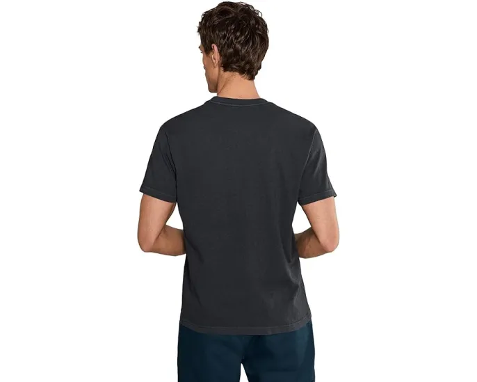 Футболка RVCA Midweight Label Short Sleeve повышенной плотности с этикеткой