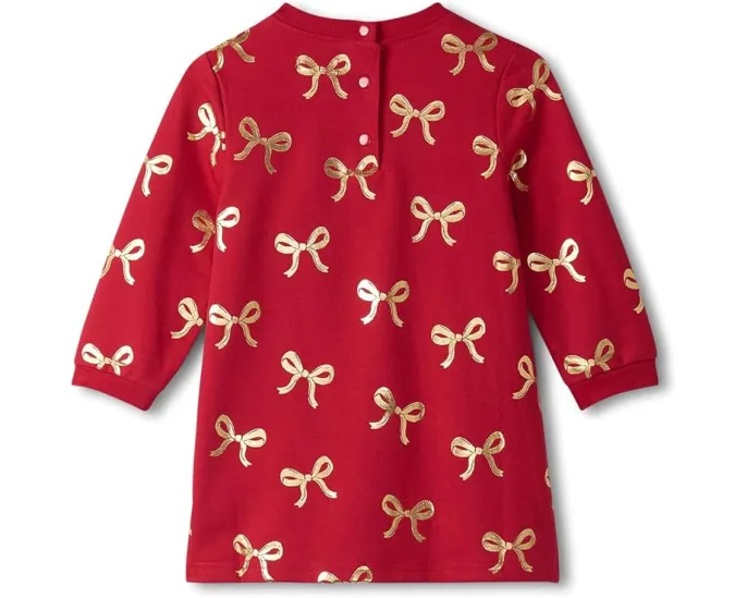 Платье Hatley Kids с фольгированным принтом и застежкой на кнопки сзади