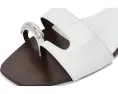 Сандалии Tory Burch Romy Slides на плоской подошве из кожи