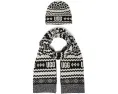 Набор Isle Set от UGG с шапкой и шарфом в жаккардовом узоре