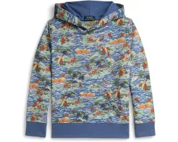 Tropical-Print French Terry Hoodie (Big Kid)