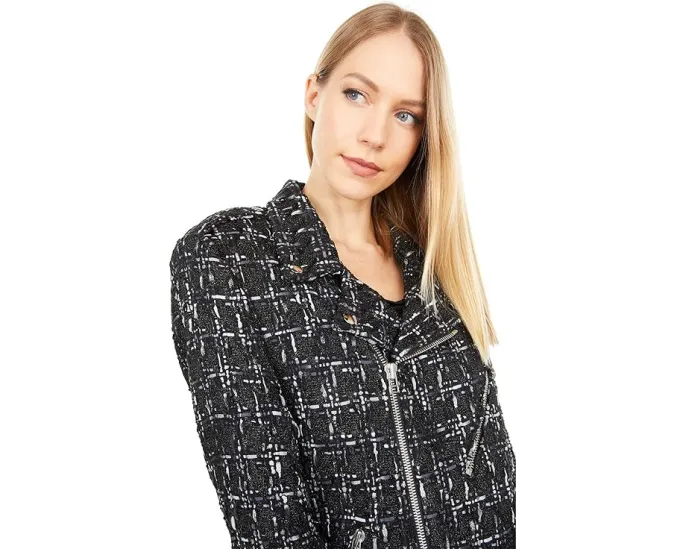 Кожаная куртка Faith Connexion Perfecto с четырьмя молниями