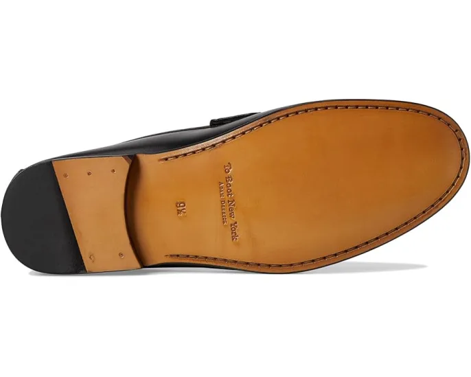 Оксфорды Clapton от To Boot New York с носком мокасин и кожаной подошвой