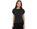 Футболка NIC+ZOE Day Gloss Woven Tee с запахом и складкой сзади