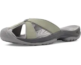 Сандалии KEEN Bali Leather Slide с защитой для пальцев и быстросохнущими ремнями