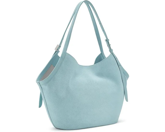 Сумка-тоут Deco из замши в форме тюльпана с двумя ремнями Kate Spade New York