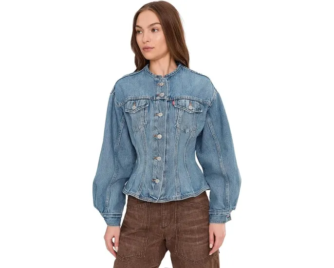 Куртка-тракер Levi's Premium Sculpted Trucker с силуэтом, вдохновленным корсетом