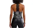 Топ Free People Take Me Away Cami с кружевными деталями и пайетками
